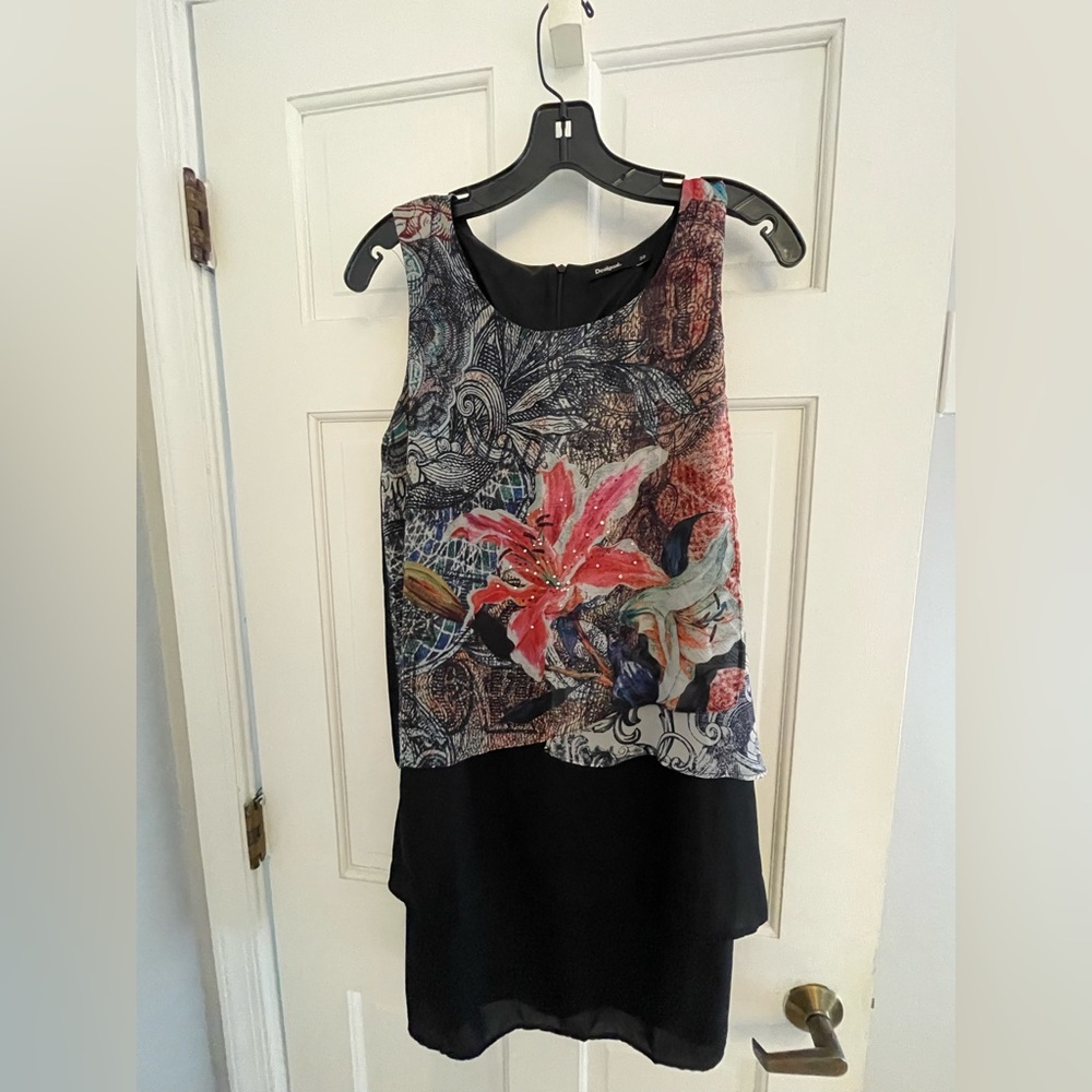 Desigual Multicolor Sleeveless Mini Dress